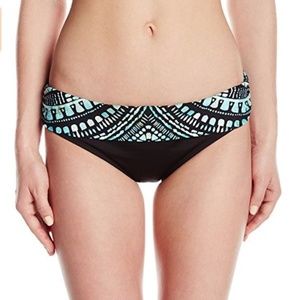 Kenneth Cole Metallic Tribal Aquamarine  Hipster M